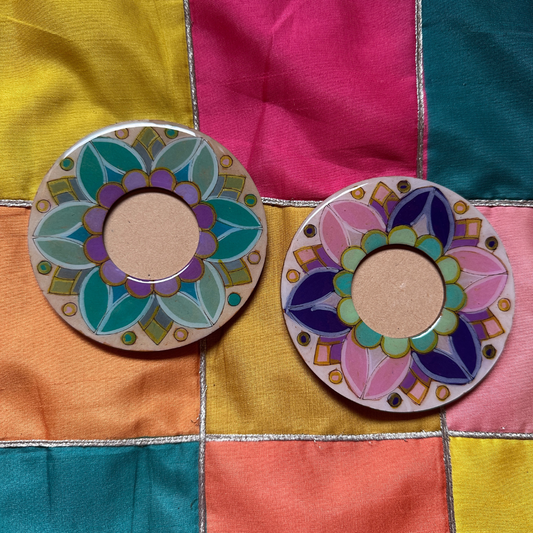 Mandala Bloom Tea Light Holders