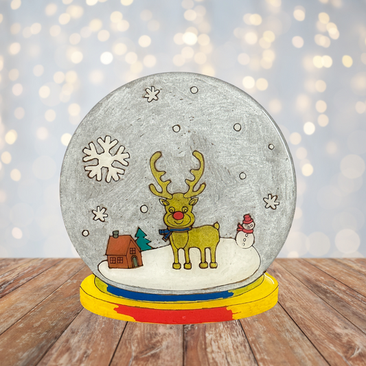 Rudolph's Winter Wonderland Globe